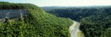 River Flowing through a Forest  Genesee River  Letchworth State Park  New York State  USA