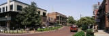 Sidewalk Cafe and a Car Parked by the Roadside  Adams Street  Tallahassee  Florida  USA