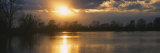 Reflection of Sun in Water  West Memphis  Arkansas  USA