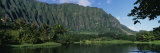 Pond in a Garden  Hoomaluhia Botanical Garden  Kaneohe  Oahu  Hawaii  USA