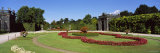 Formal Garden in Front of a Building  Schonbrunn Gardens  Vienna  Austria