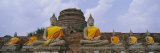 Statues of Buddha in a Temple  Thailand