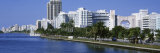 Waterfront and Skyline  Miami Beach  Miami  Florida  USA