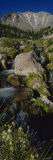 Water Flowing through Rocks  Lost Creek  Lassen Volcanic National Park  California  USA