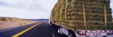 Semi-Truck Moving on a Highway