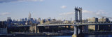 Bridge over a River  Manhattan Bridge  Manhattan  New York  USA