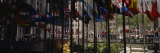 Flags in a Row  Rockefeller Plaza  Manhattan  New York  USA