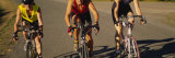 Three Women Cycling