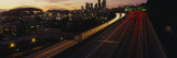 Dusk in Seattle  Washington  USA