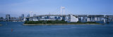 Bridge over a Bay  Rainbow Bridge  Odaiba  Tokyo  Japan