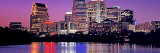Urban Skyline at Night  Austin  Texas  USA