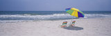 Chairs on the Beach  Gulf of Mexico  Alabama  USA