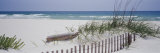 Fence on the Beach  Alabama  Gulf of Mexico  USA