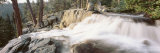 Water Flowing at a Waterfall  Emerald Bay  Lake Tahoe  California  USA