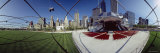 New Bandshell in a Park  Millennium Park  Chicago  Illinois  USA