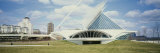 Clouds over an Art Museum  Milwaukee Art Museum  Milwaukee  Wisconsin  USA