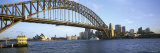 Bridge and City  Sydney Harbor  Sydney  New South Wales  Australia
