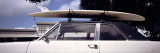 Surf Board on Roof of Car  California  USA