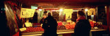 Customers at a Fruit Stand  Munich  Germany