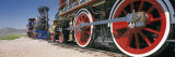 Train Engine on a Railroad Track  Golden Spike National Historic Site  Utah  USA