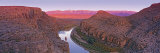 River Running through Rocks  Rio Grande  Big Bend National Park  Texas  USA