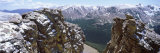 Snowcapped Mountain Range  Rocky Mountain National Park  Colorado  USA