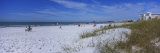 Tourists on the Beach  Crescent Beach  Gulf of Mexico  Siesta Key  Florida  USA