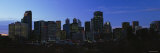 Buildings Lit Up at Night  Calgary  Alberta  Canada