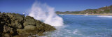 Waves Breaking Against Rocks  Puerto Escondido  Mexico