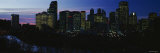 Buildings Lit Up at Night  Calgary  Alberta  Canada