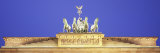 High Section View of a Gate  Brandenburg Gate  Berlin  Germany