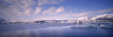 Glacier Floating on Water  Jokulsarlon Glacial Lagoon  Vatnajokull  Iceland