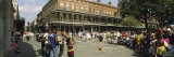 Tourists in Front of a Building  New Orleans  Louisiana  USA