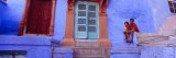 Portrait of Two Boys Sitting on Steps  Jodhpur  Rajasthan  India