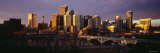 Buildings at the Waterfront  Bow River  Calgary  Alberta  Canada