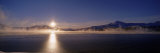 Reflection of Sunlight in Water  Eyjafjordur  Akureyri  Iceland