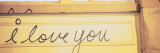 I Love You Written on a Wall