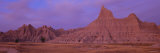 Rock Formations on a Landscape  Badlands National Park  South Dakota  USA