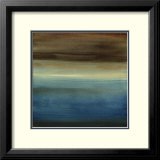 "Abstract Horizon III" Pre-made-framed Framed Art Print