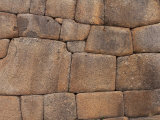 Original Inca Wall Pattern  Machu Picchu  Peru  South America