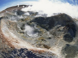 Looking Down into Thermal Vents of Hot Springs  Altiplano  Bolivia