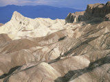 Zabriskie Point after Sunrise  Death Valley Badlands Landscape  California  USA
