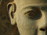 Close up of Ramses II Statue Luxor  Egypt