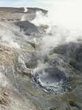 Geysers and Boiling Mud  Sol De Mamama Geyser  Altiplano  Bolivia