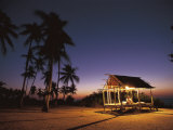 Rest House for Fishermen on Beach  Pamilacan Is  Philippines