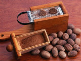Nutmeg and Grater (Myristica Fragrans)