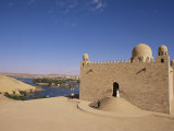 Aga Khan Mausoleum on River Nile  Aswan  Egypt