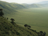 Looking Down into Ngorongoro Crater  Tanzania  East Africa  Unesco World Heritage Site