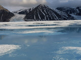 High Arctic Landscape in Spring  -40 Degrees C  Bylot Is  Baffin Is  North West Territories  Canada