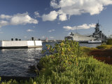 USS Missouri Berthed Pierside at Ford Island  Oahu  Hawaii